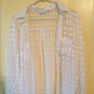 New York & Company Sheer shirt